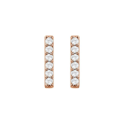 Kate Mara x KBH Mini Diamond Bar Studs