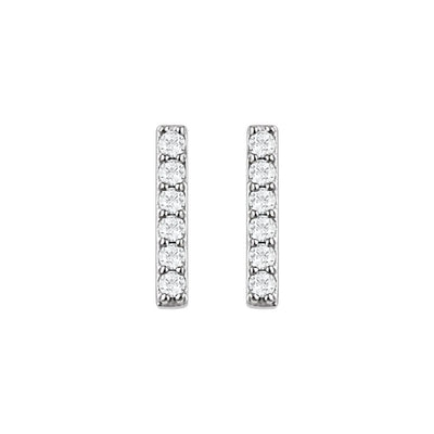 Kate Mara x KBH Mini Diamond Bar Studs