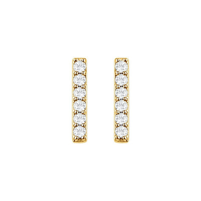 Kate Mara x KBH Mini Diamond Bar Studs