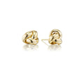 Aretes con nudo de amor