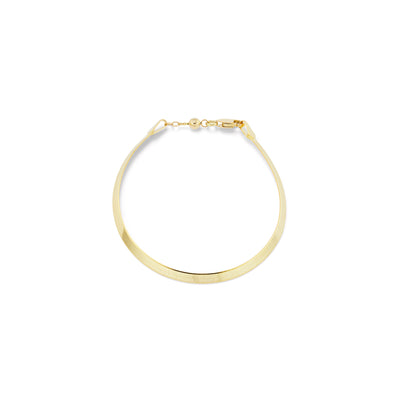 Pulsera de espiga de oro líquido