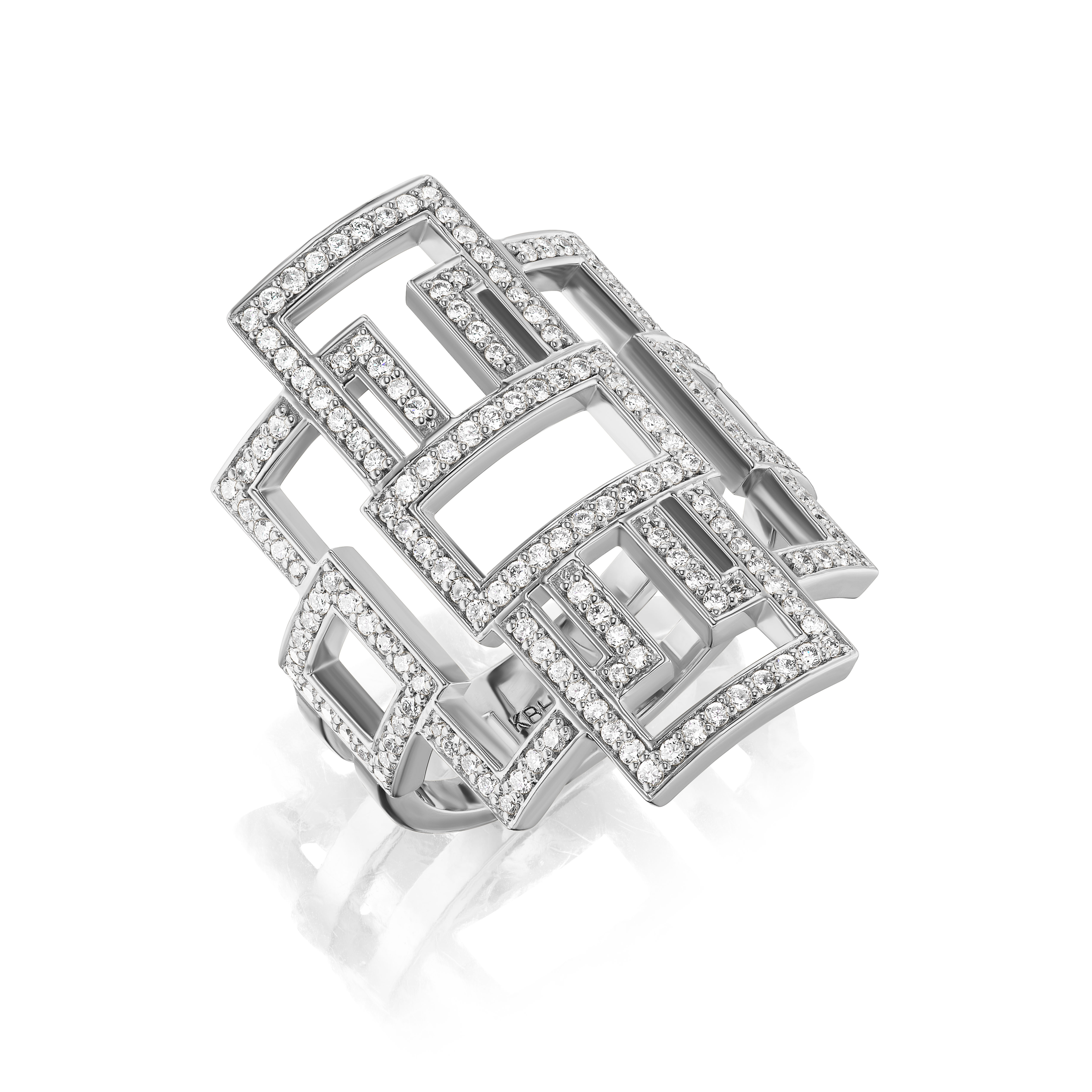 Greca Double Ring